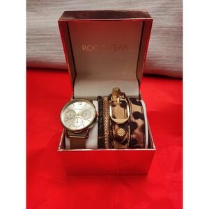 Rocawear Women's Watch and Bracelet‎ Set